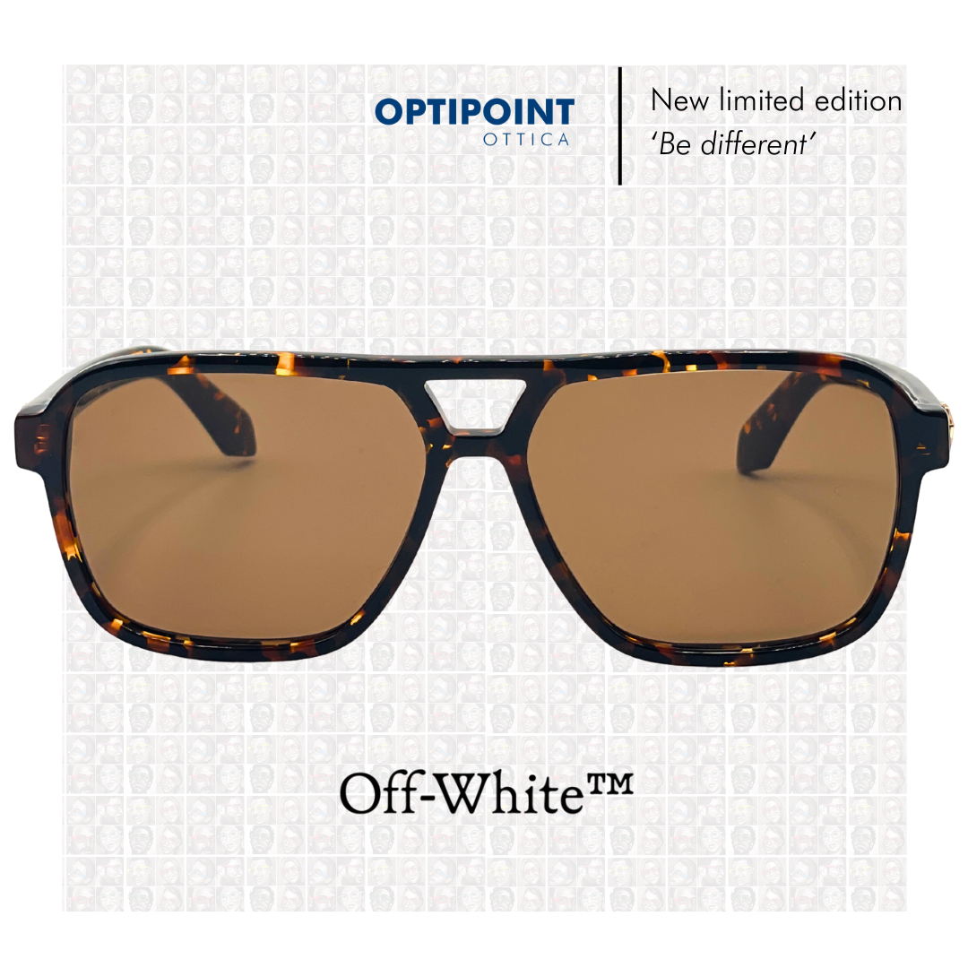 OFF-WHITE STYLE81 TARTARUGA OCCHIALI DA SOLE - Optipoint - Lux S.r.l.