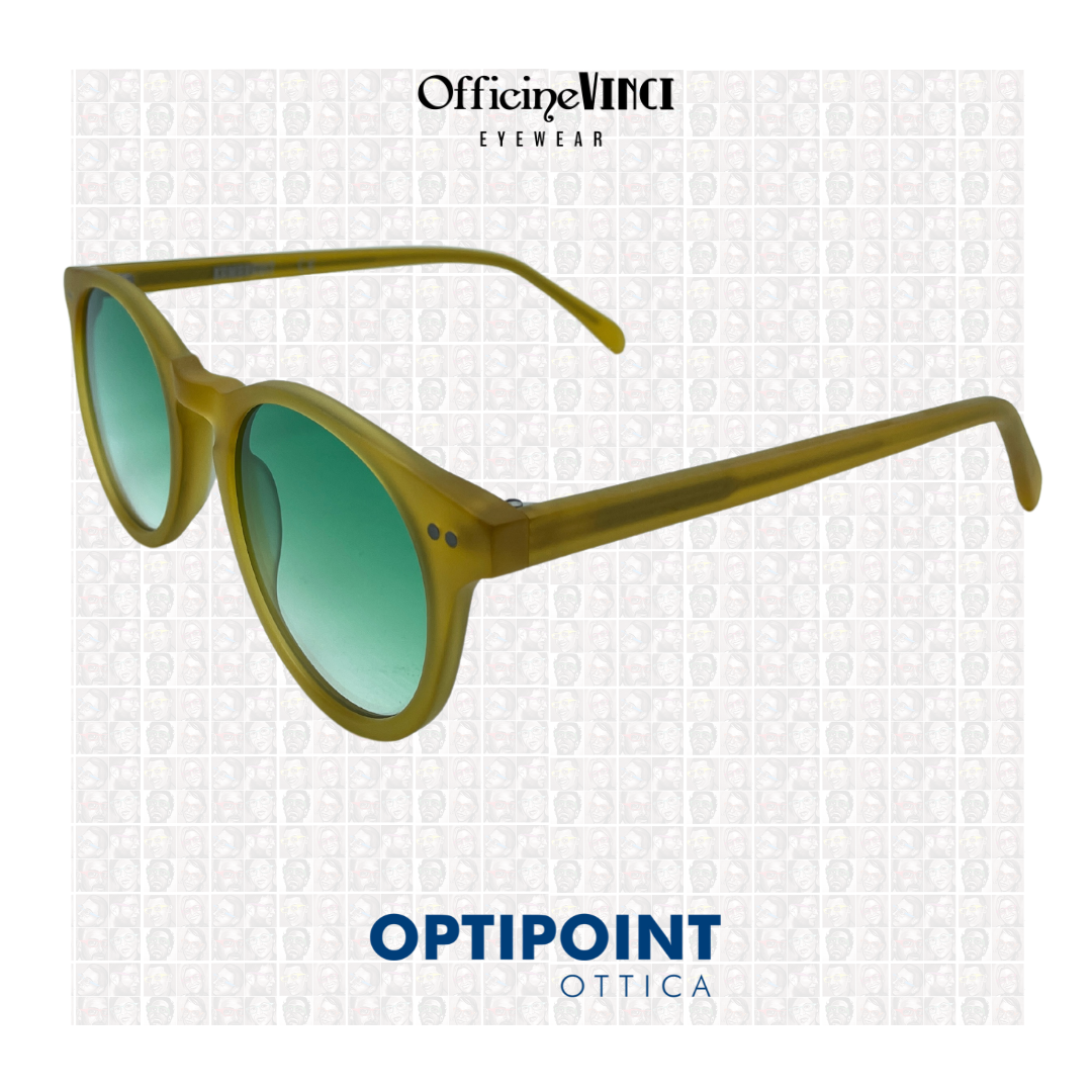 OFFICINE VINCI KAMBRUIT GIALLO SATINATO OCCHIALI DA SOLE - Optipoint - Lux S.r.l.