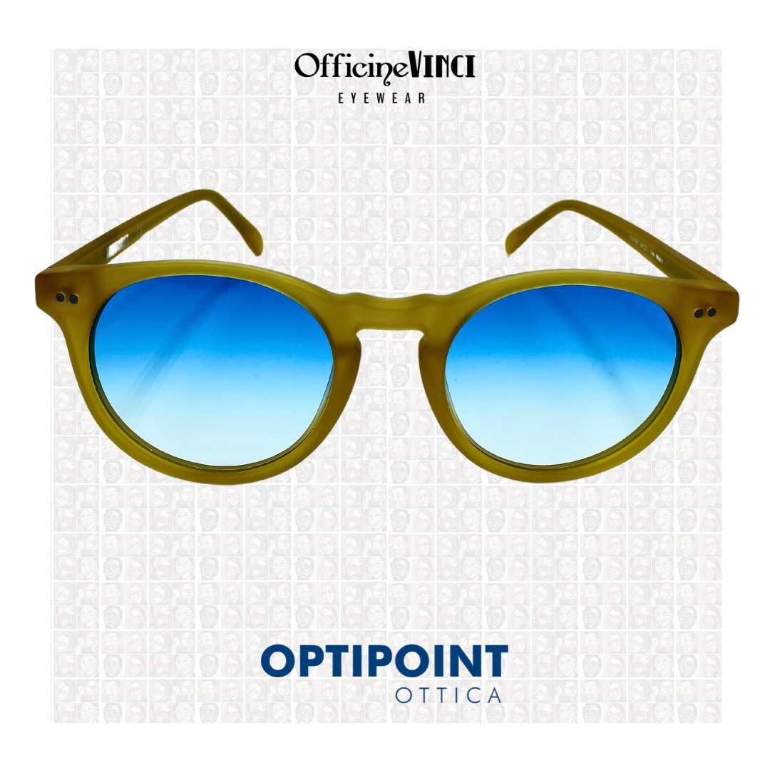 OFFICINE VINCI KAMBRUIT GIALLO SATINATO OCCHIALI DA SOLE - Optipoint - Lux S.r.l.