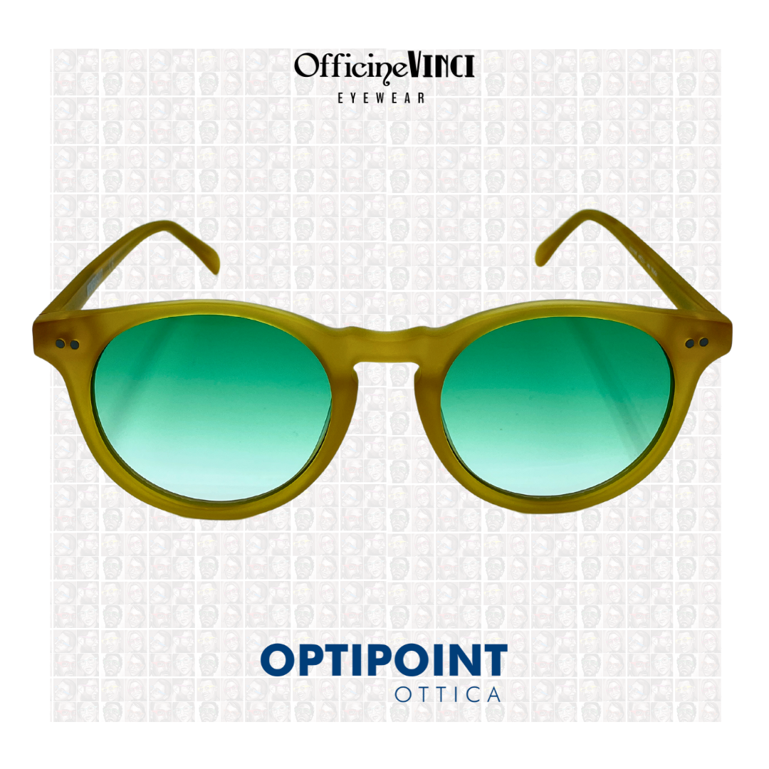 OFFICINE VINCI KAMBRUIT GIALLO SATINATO OCCHIALI DA SOLE - Optipoint - Lux S.r.l.