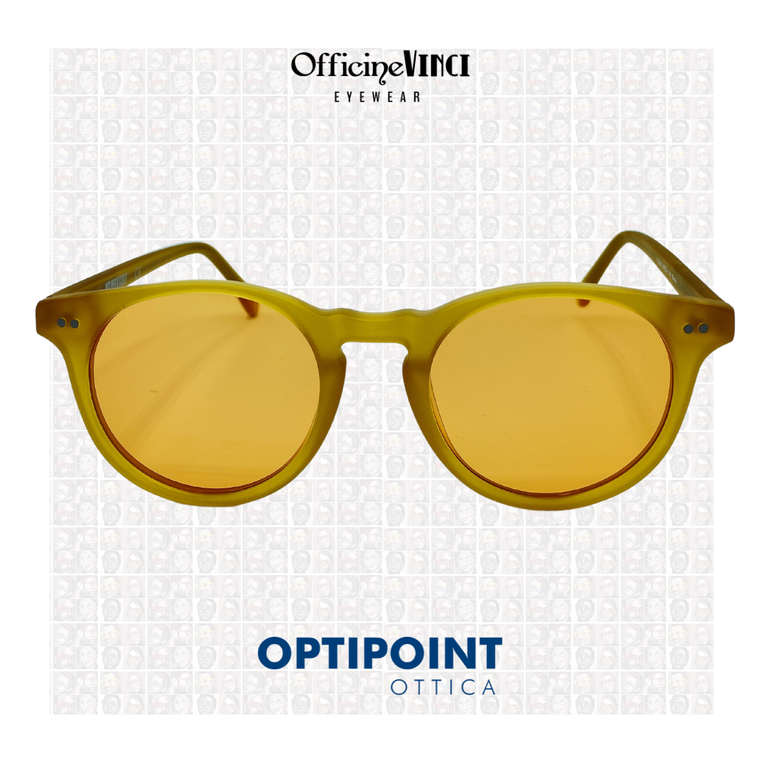 OFFICINE VINCI KAMBRUIT GIALLO SATINATO OCCHIALI DA SOLE - Optipoint - Lux S.r.l.