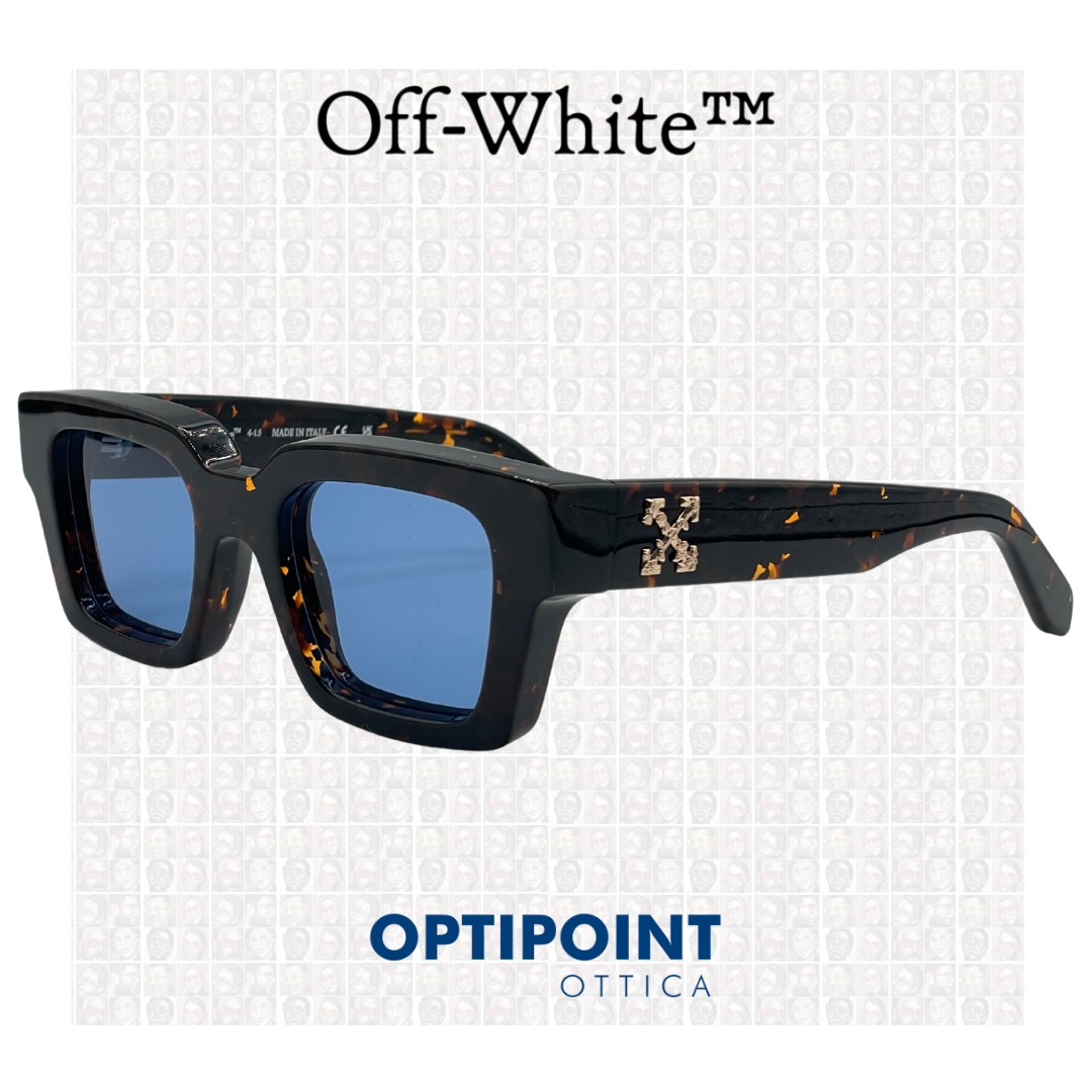 OFF WHITE VIRGIL HAVANA OCCHIALI DA SOLE Optipoint Lux