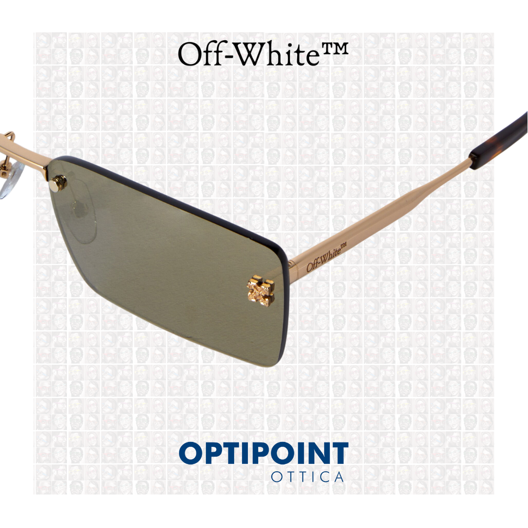 OFF WHITE RICCIONE ORO OCCHIALI DA SOLE - Optipoint - Lux S.r.l.