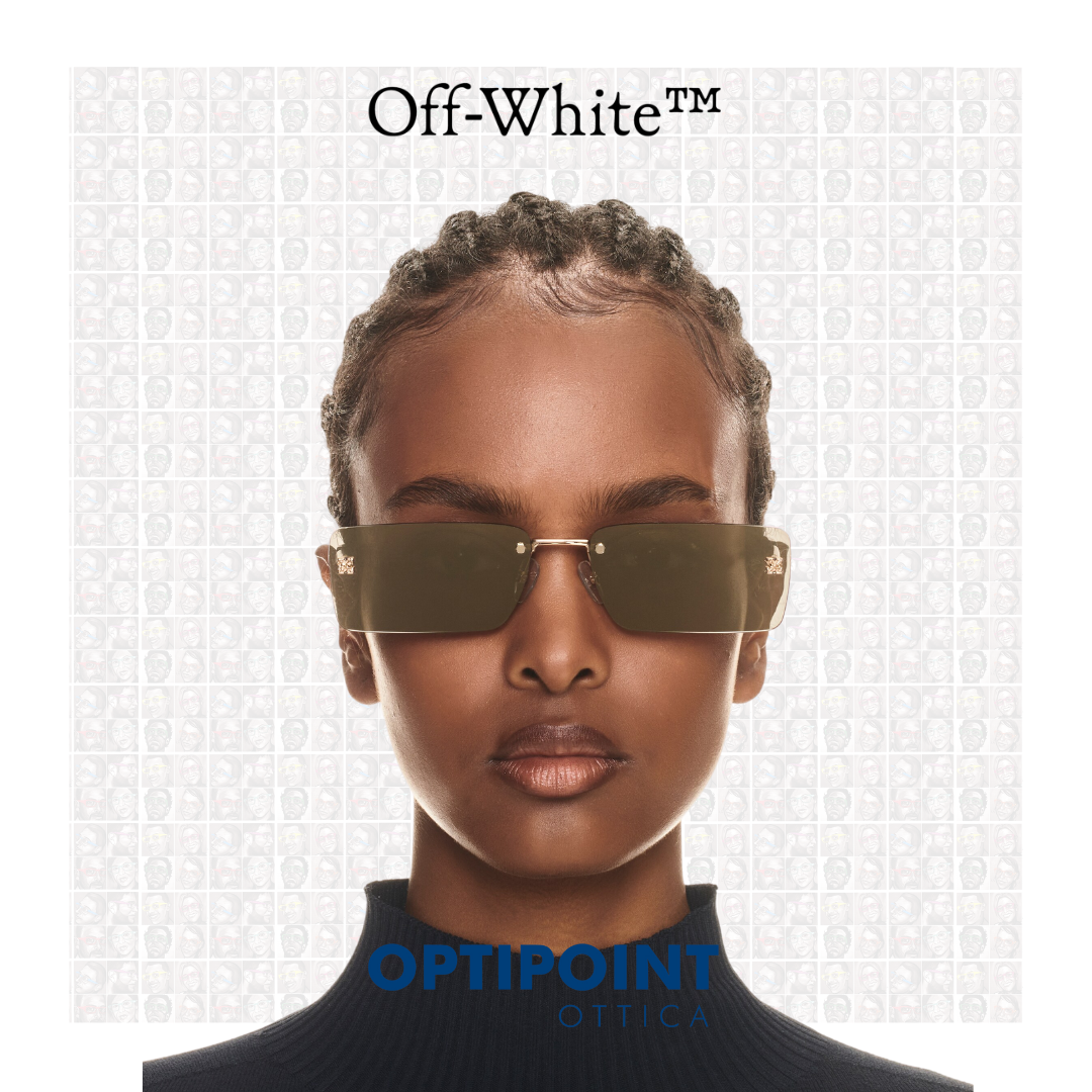 OFF WHITE RICCIONE ORO OCCHIALI DA SOLE - Optipoint - Lux S.r.l.
