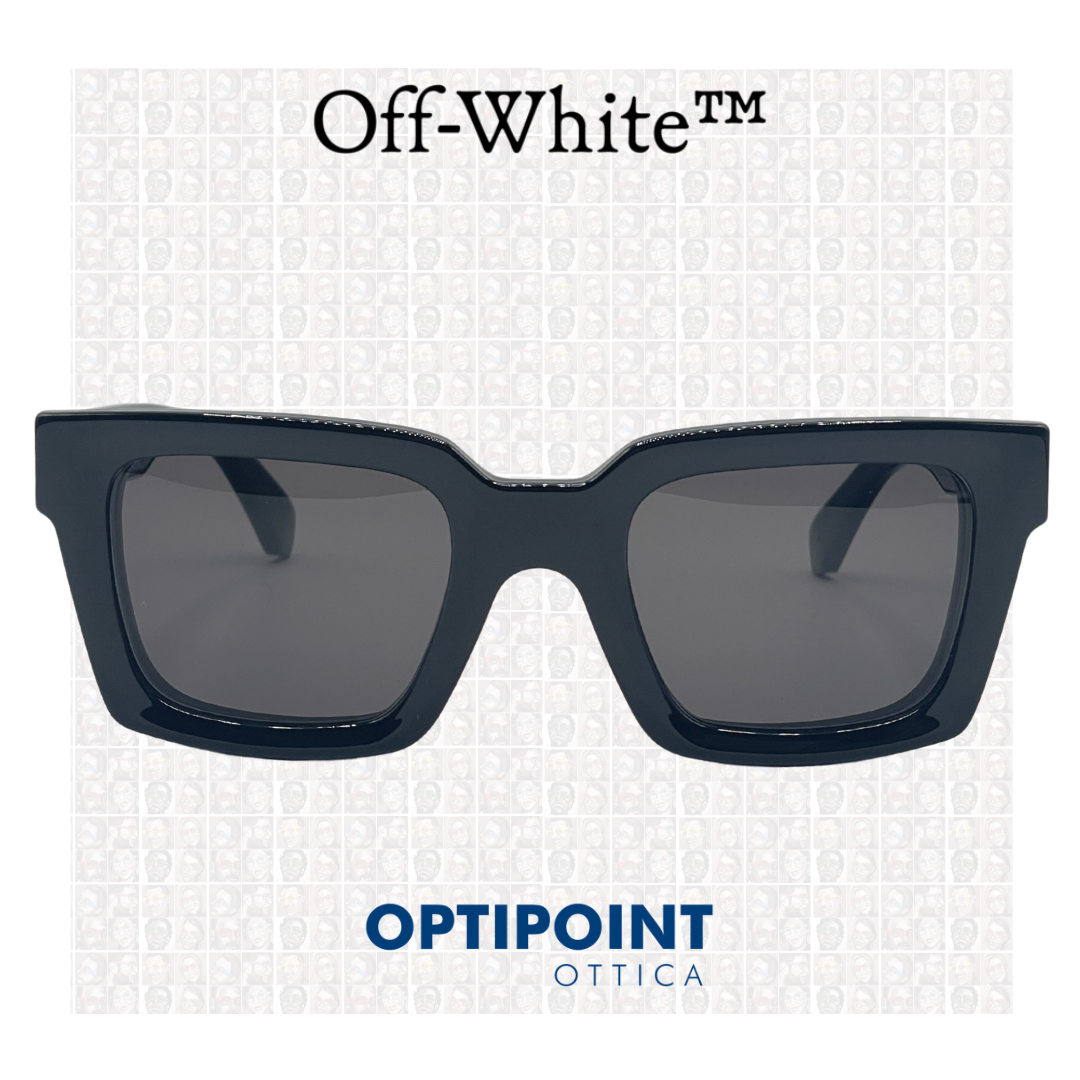 OFF-WHITE CLIP ON OERI14C NERO OCCHIALI DA SOLE - Optipoint - Lux S.r.l.
