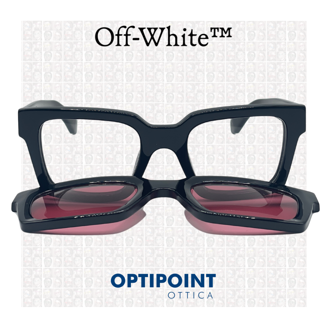 OFF-WHITE CLIP ON OERI14C NERO OCCHIALI DA SOLE - Optipoint - Lux S.r.l.