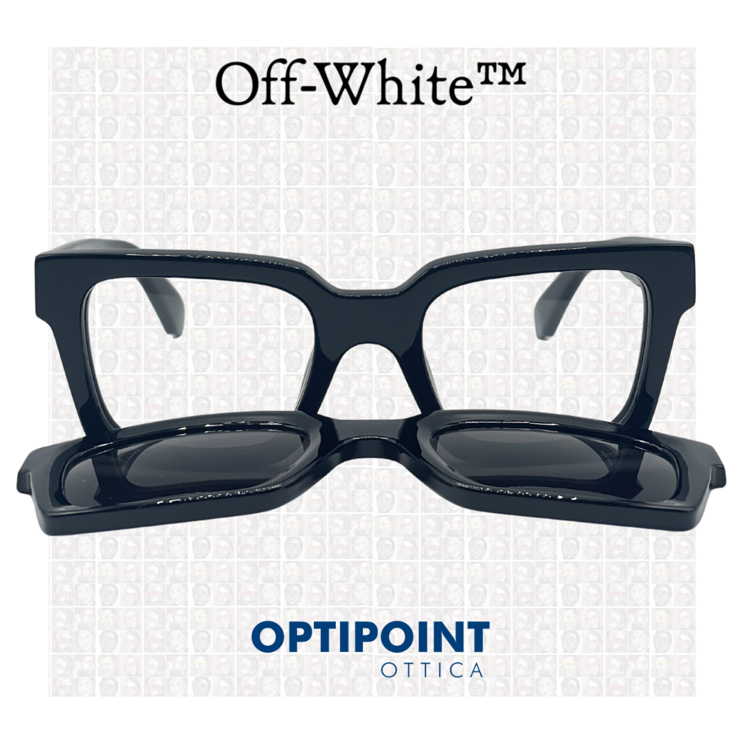 OFF-WHITE CLIP ON OERI14C NERO OCCHIALI DA SOLE - Optipoint - Lux S.r.l.