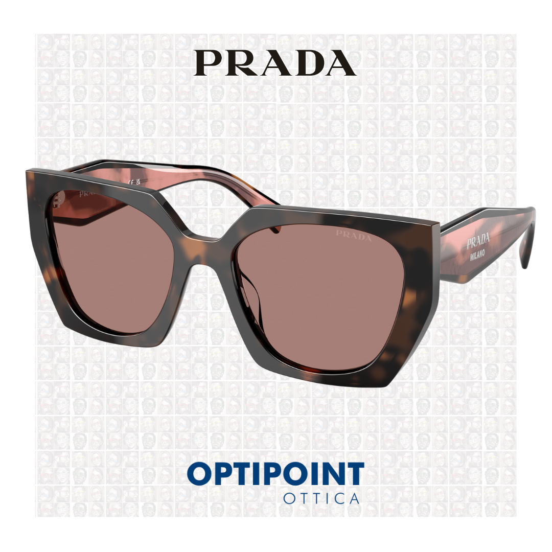 PRADA 15WS 23A60B MALVA TARTARUGATO OCCHIALI DA SOLE - Optipoint - Lux S.r.l.