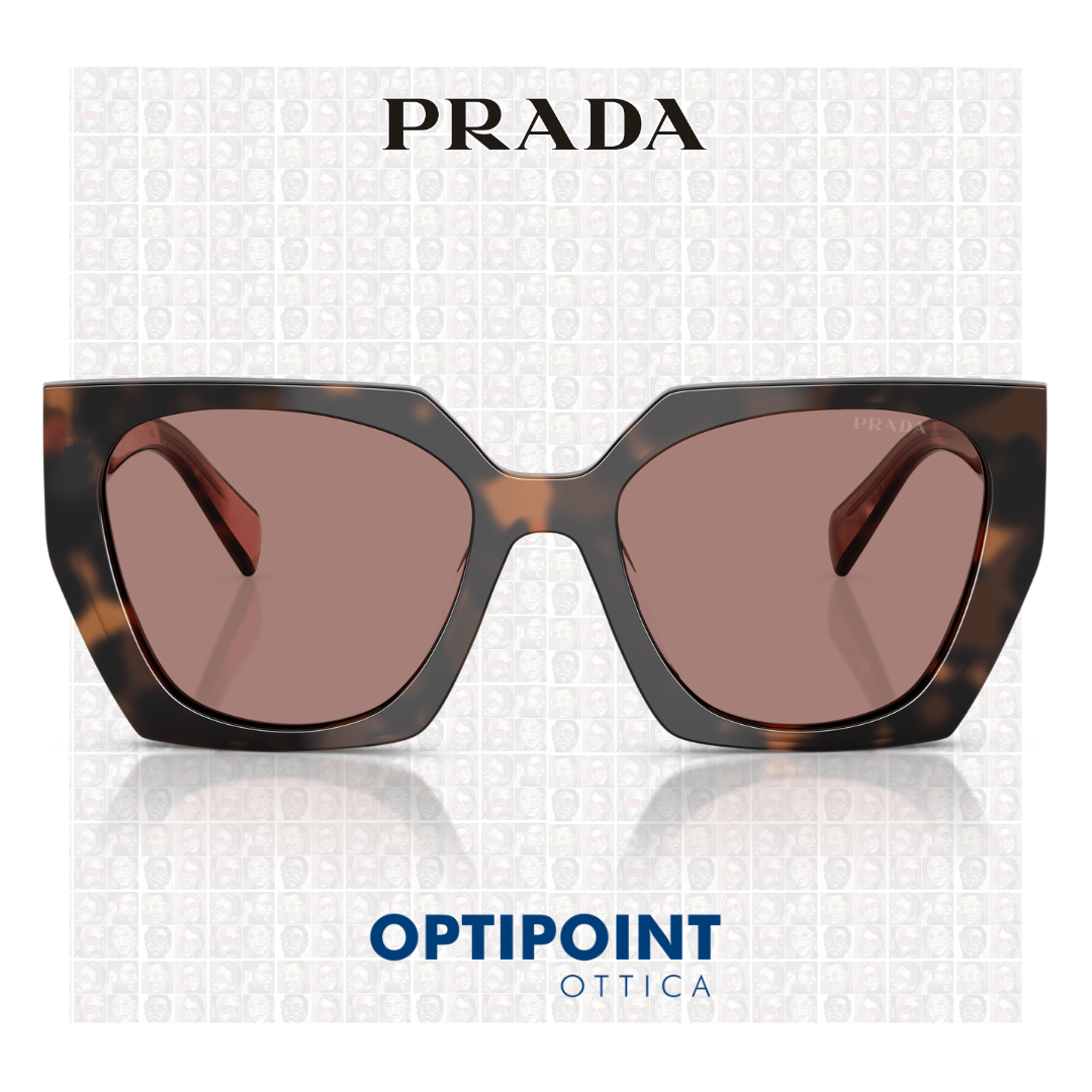 PRADA 15WS 23A60B MALVA TARTARUGATO OCCHIALI DA SOLE - Optipoint - Lux S.r.l.