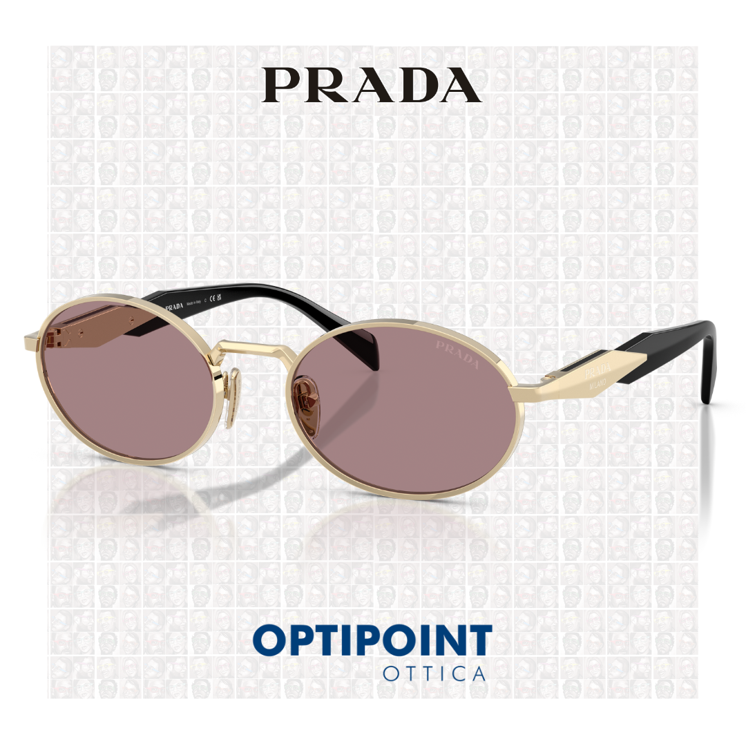 PRADA 65ZS ZVN20I ORO PALLIDO OCCHIALI DA SOLE Optipoint Lux