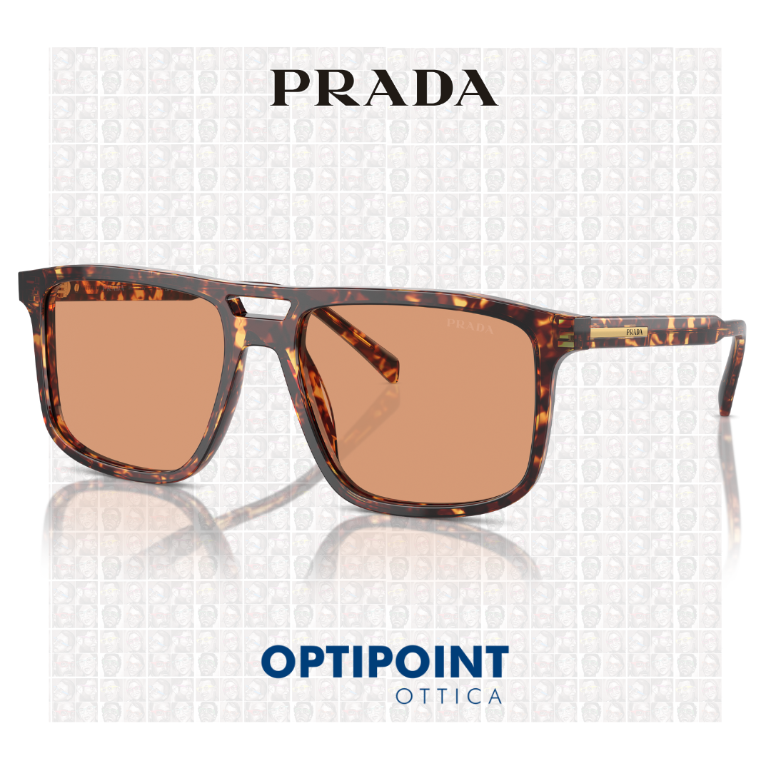PRADA A22S 14O07V MAGMA TARTARUGATO OCCHIALI DA SOLE - Optipoint - Lux S.r.l.