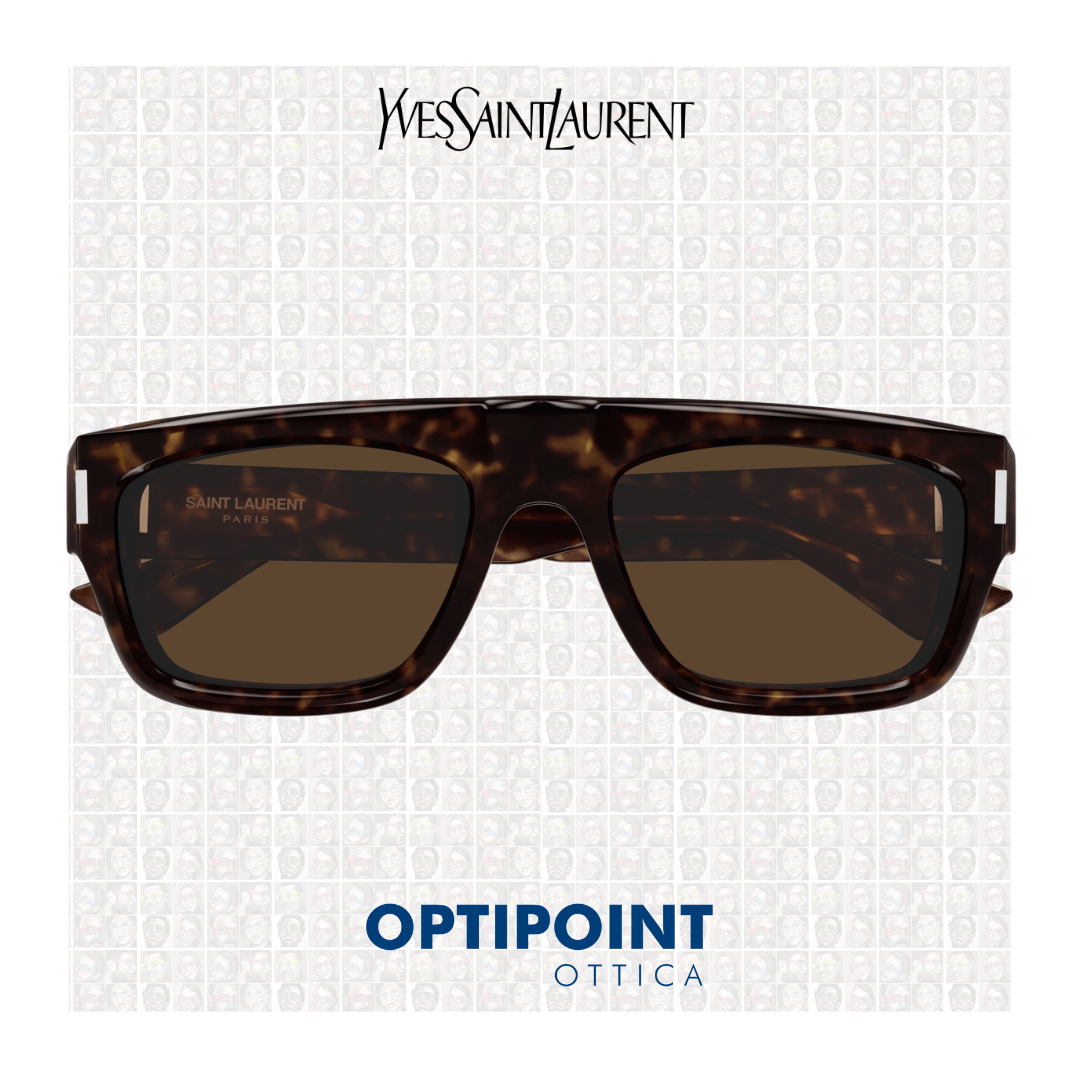 SAINT LAURENT SL762 002 HAVANA OCCHIALI DA SOLE - Optipoint - Lux S.r.l.