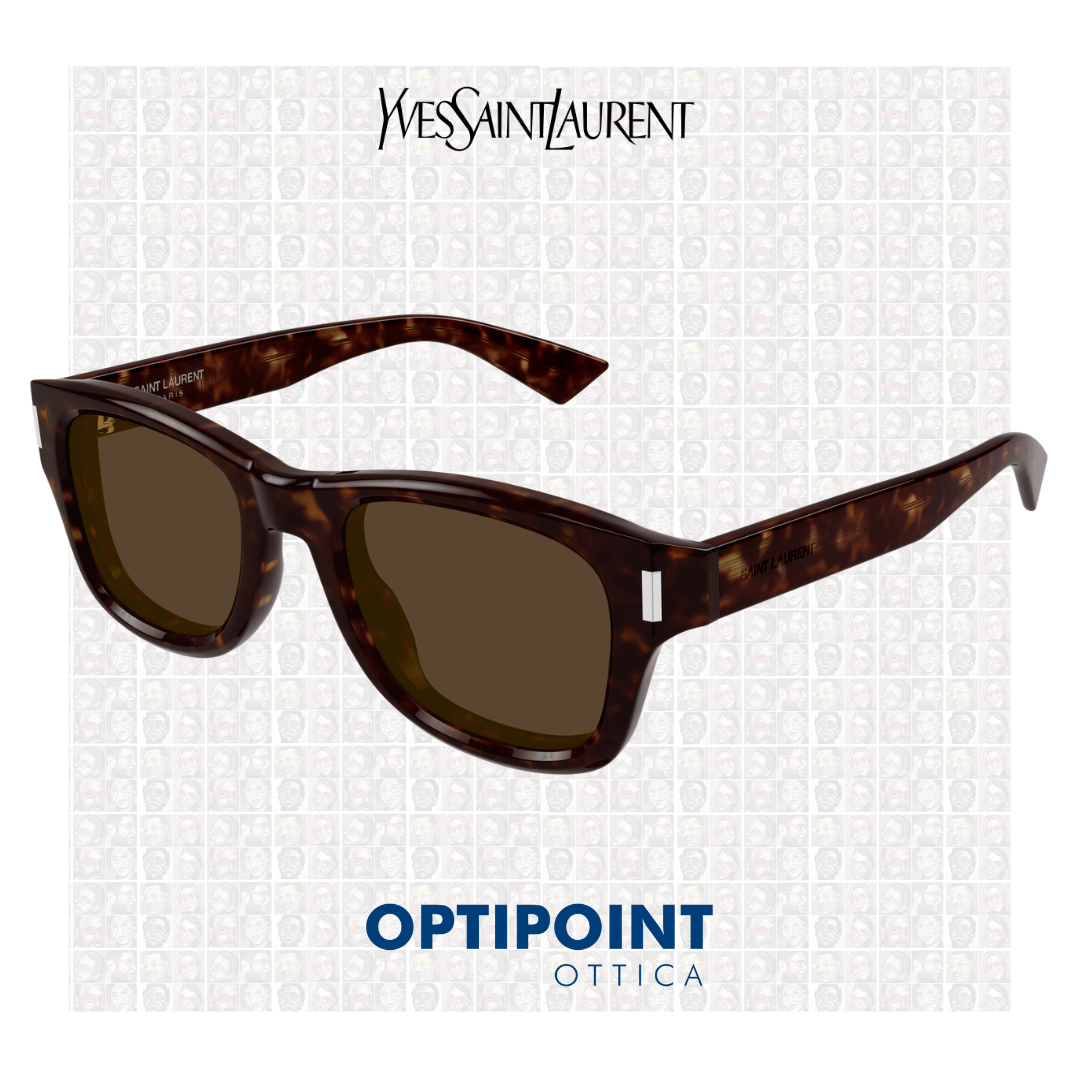 SAINT LAURENT SL801 002 HAVANA OCCHIALI DA SOLE - Optipoint - Lux S.r.l.