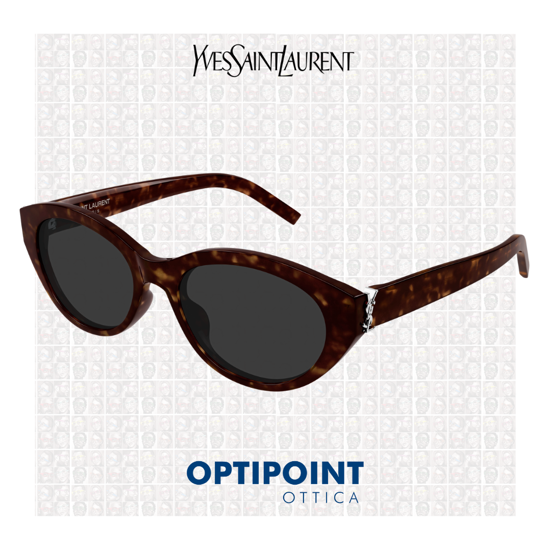 SAINT LAURENT SLM148 002 HAVANA OCCHIALI DA SOLE - Optipoint - Lux S.r.l.