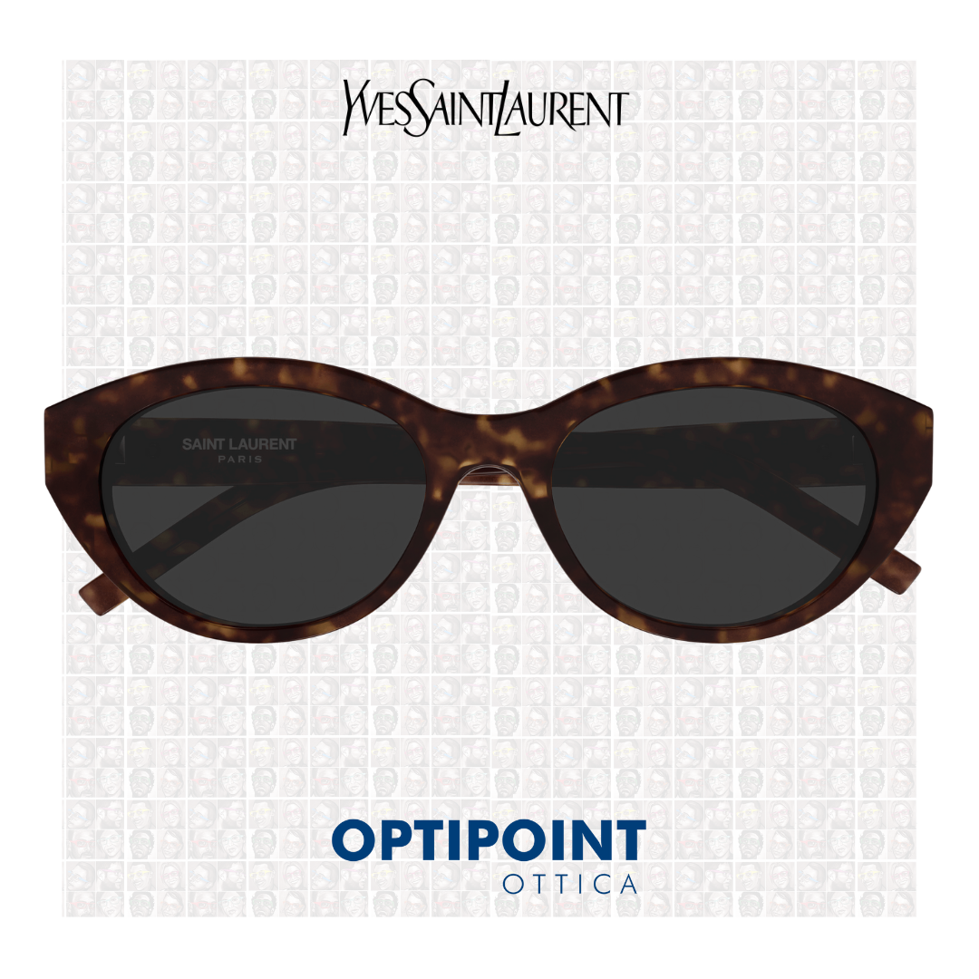 SAINT LAURENT SLM148 002 HAVANA OCCHIALI DA SOLE - Optipoint - Lux S.r.l.