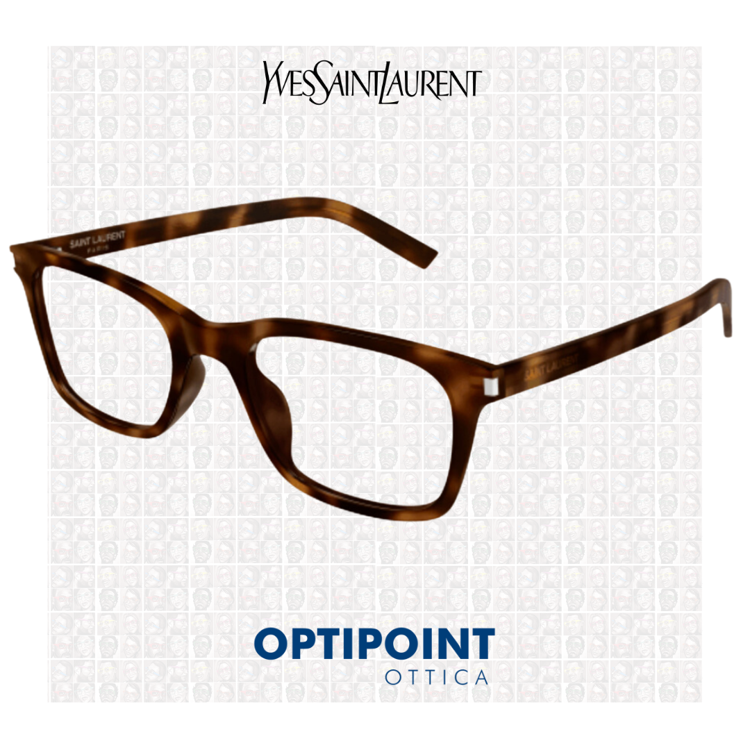SAINT LAURENT SL718 SLIM 003 HAVANA OCCHIALI DA VISTA Optipoint
