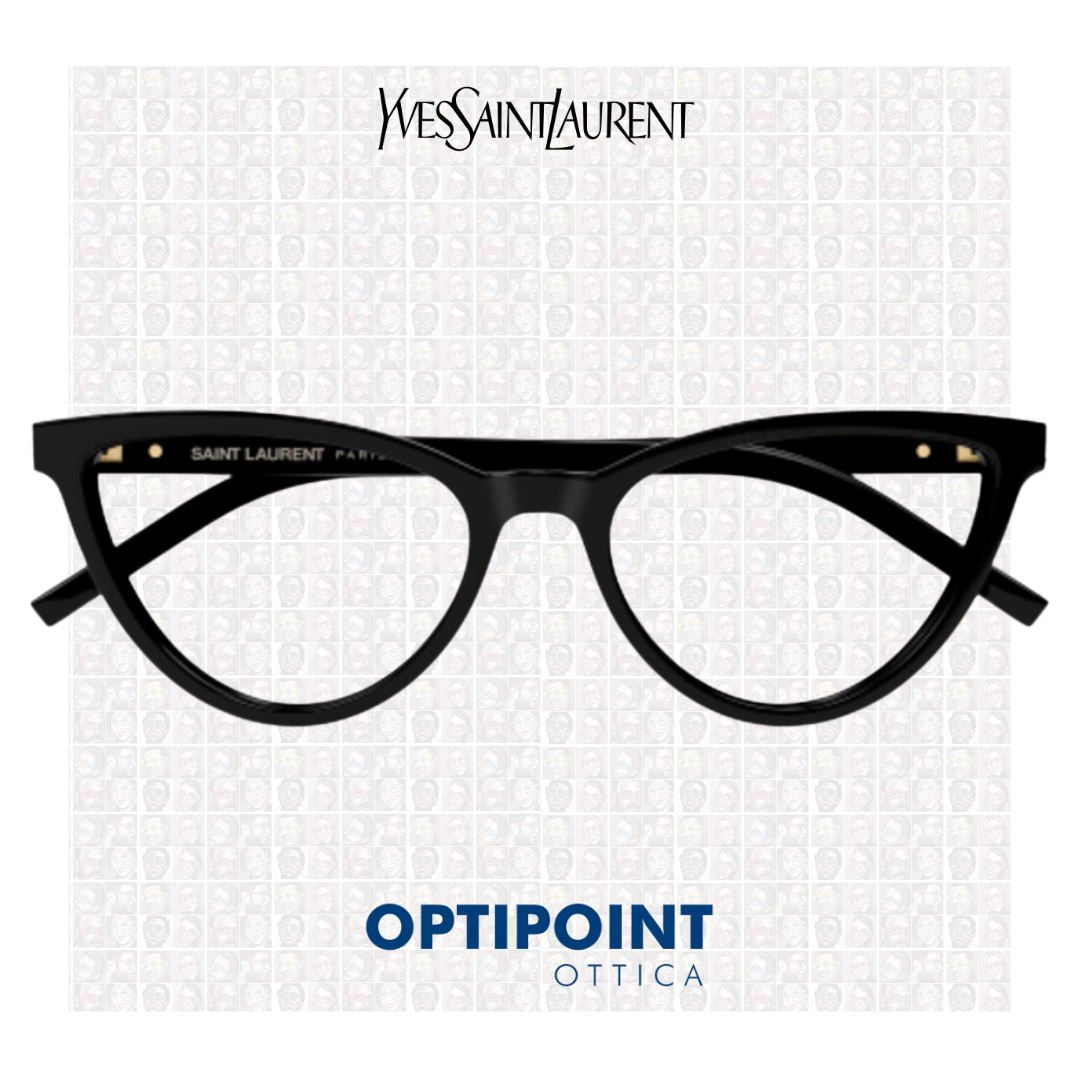 SAINT LAURENT SLM138 001 NERO OCCHIALI DA VISTA - Optipoint - Lux S.r.l.