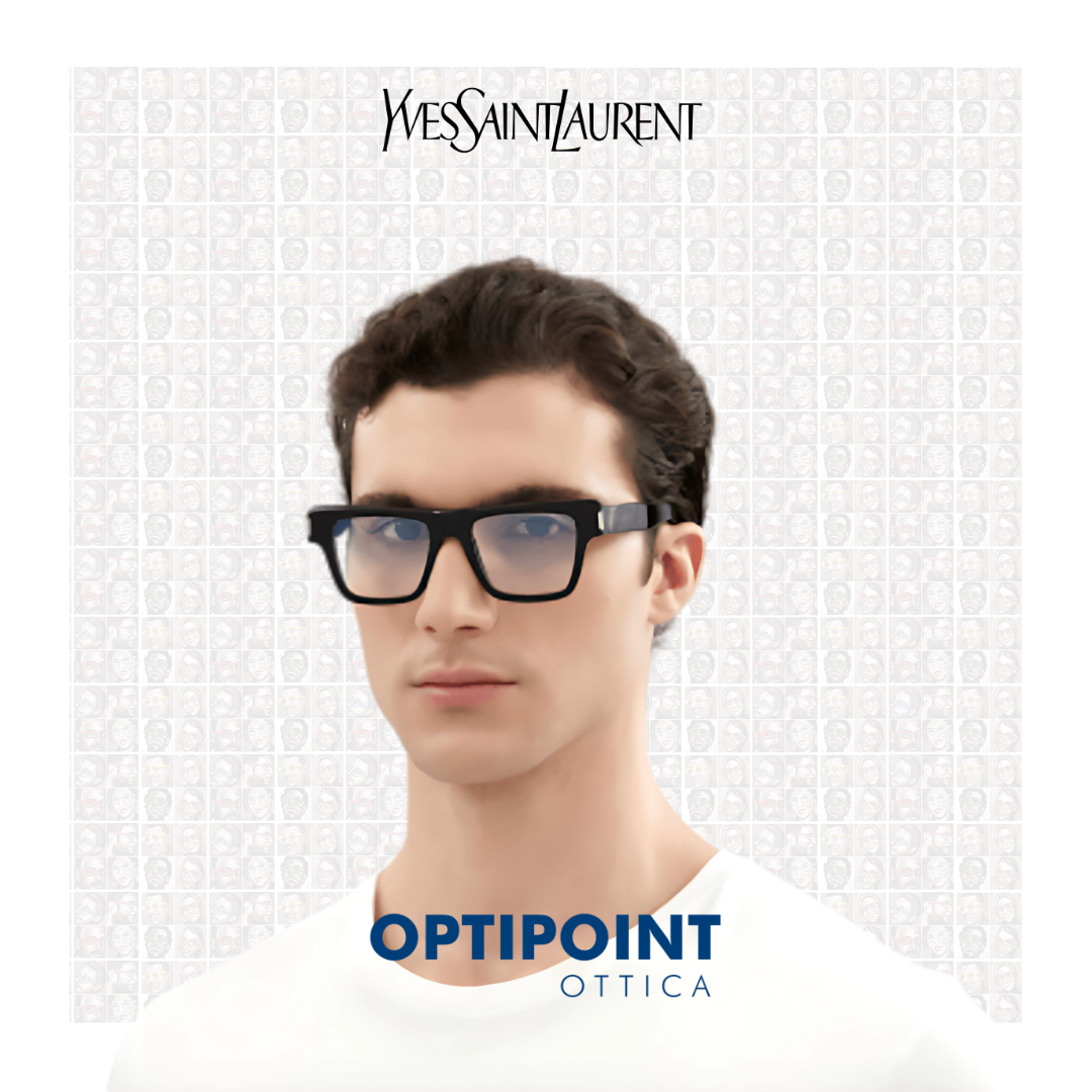 SAINT LAURENT SLM469 OPT 001 NERO OCCHIALI DA VISTA - Optipoint - Lux S.r.l.