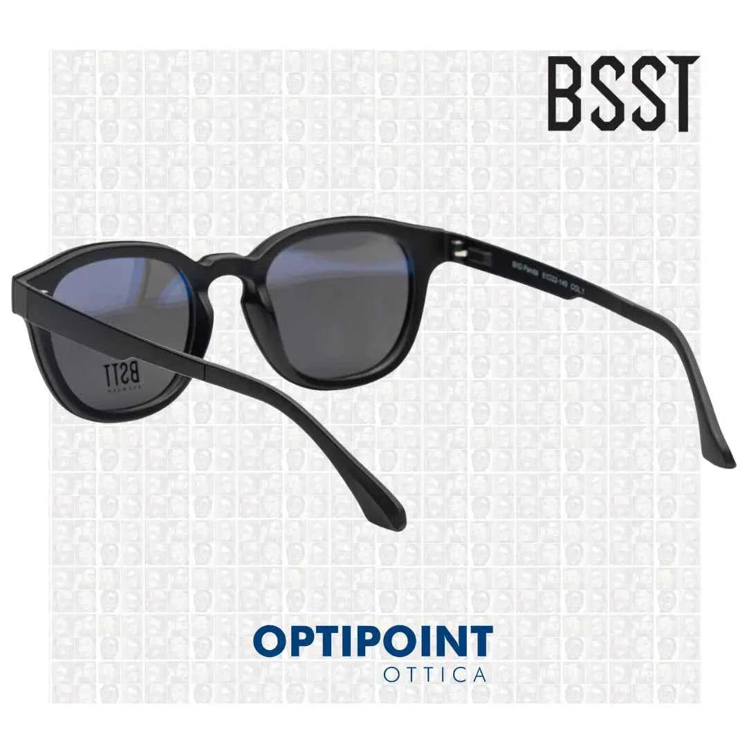 BSTT CLIP-ON BIG PANDA NERO OPACO OCCHIALI DA VISTA