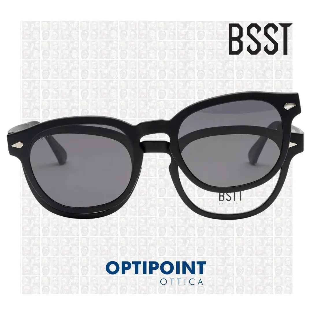 BSTT CLIP-ON BIG PANDA NERO OPACO OCCHIALI DA VISTA