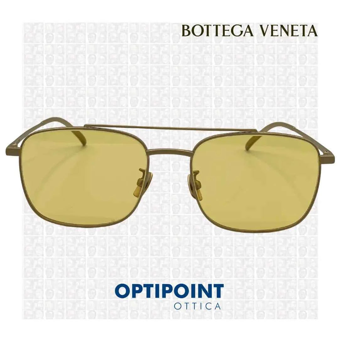 BOTTEGA VENETA BV1425OA 001 ORO SATINATO OCCHIALI DA SOLE