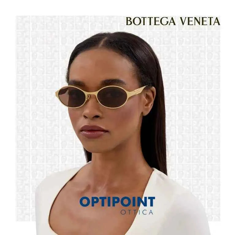BOTTEGA VENETA BV1456S 001 ORO OCCHIALI DA SOLE