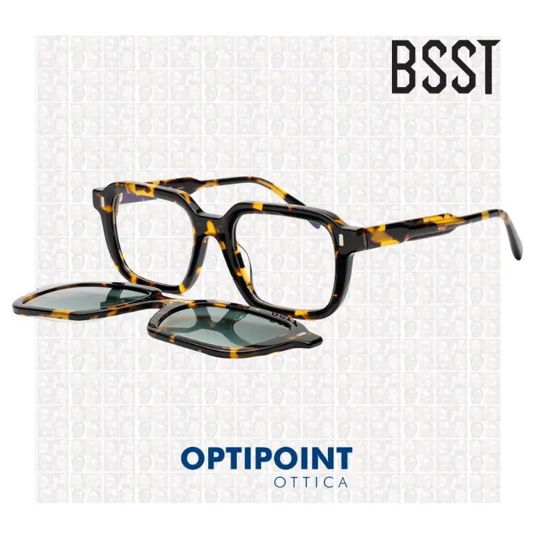 BSTT CLIP-ON CICADA TARTARUGATO OCCHIALI DA VISTA