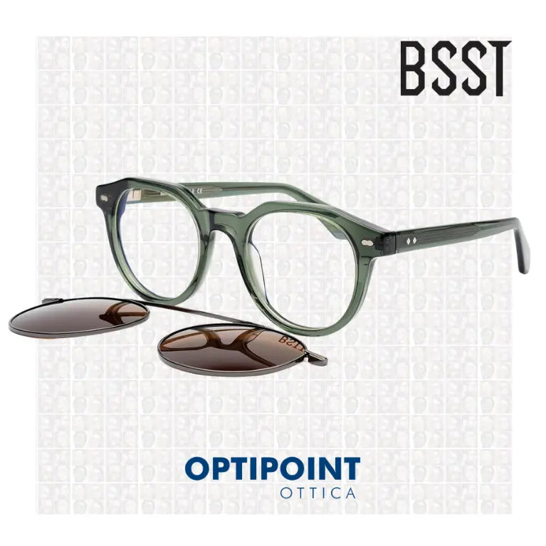 BSTT CLIP-ON COLIBRÌ VERDE OCCHIALI DA VISTA