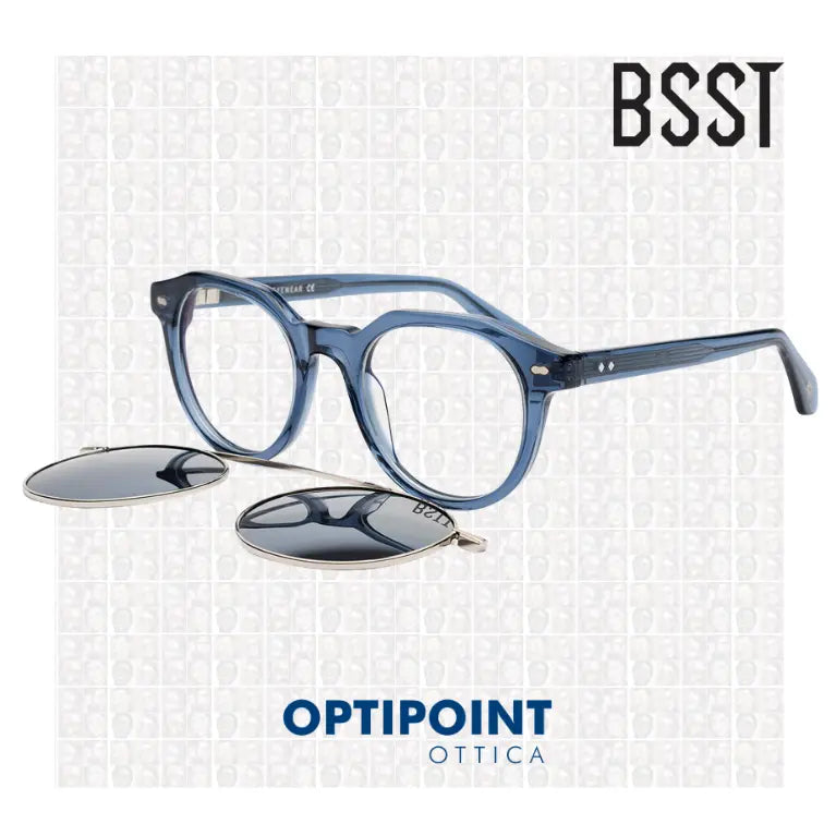 BSTT CLIP-ON COLIBRÌ BLU OCCHIALI DA VISTA