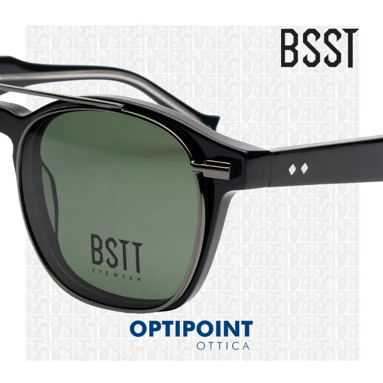 BSTT CLIP-ON GECKO NERO OCCHIALI DA VISTA
