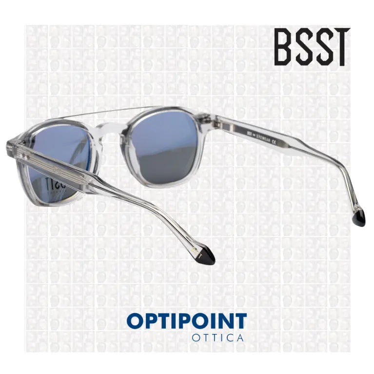 BSTT CLIP-ON GECKO GRIGIO CRISTALLO OCCHIALI DA VISTA