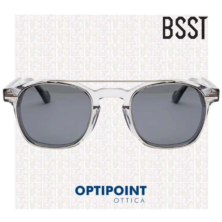 BSTT CLIP-ON GECKO GRIGIO CRISTALLO OCCHIALI DA VISTA
