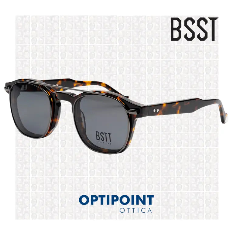 BSTT CLIP-ON GECKO TARTARUGATO OCCHIALI DA VISTA