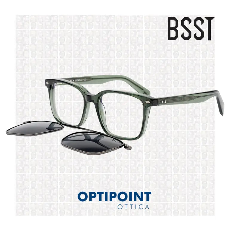 BSTT CLIP-ON IBIS VERDE OCCHIALI DA VISTA