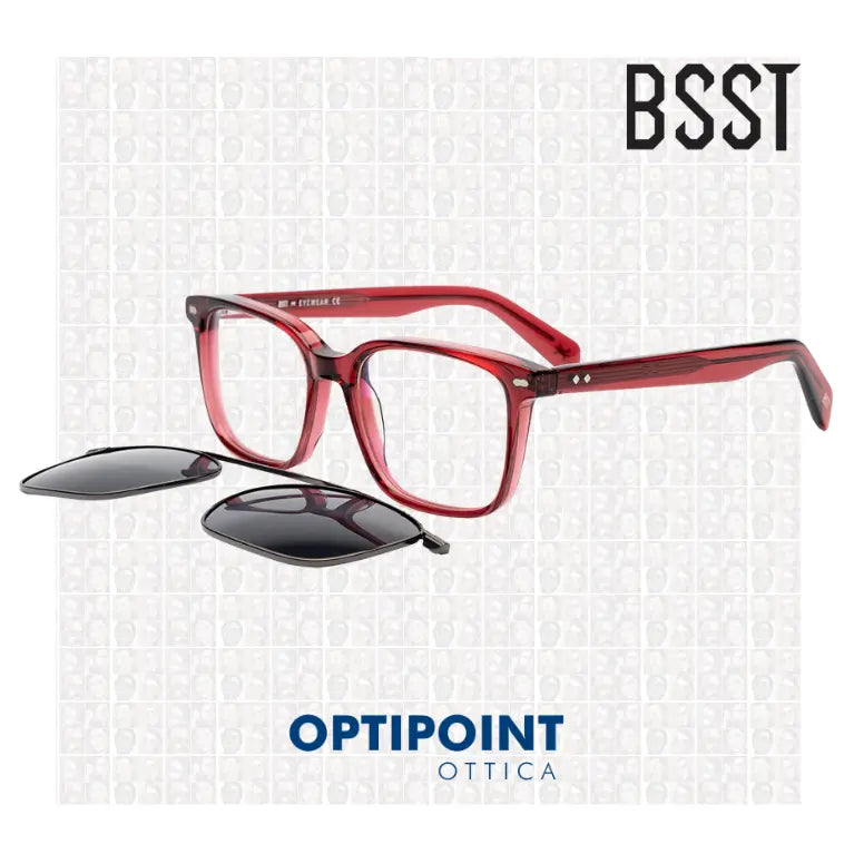 BSTT CLIP-ON IBIS ROSSO OCCHIALI DA VISTA
