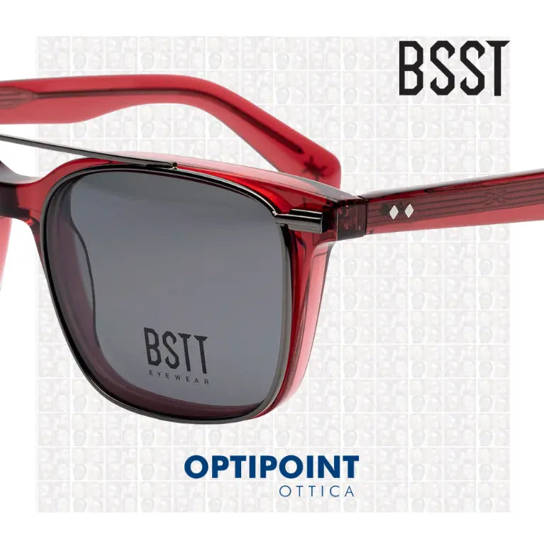 BSTT CLIP-ON IBIS ROSSO OCCHIALI DA VISTA