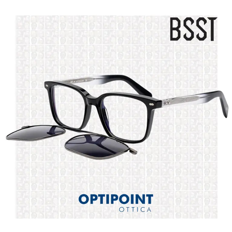 BSTT CLIP-ON IBIS NERO OCCHIALI DA VISTA