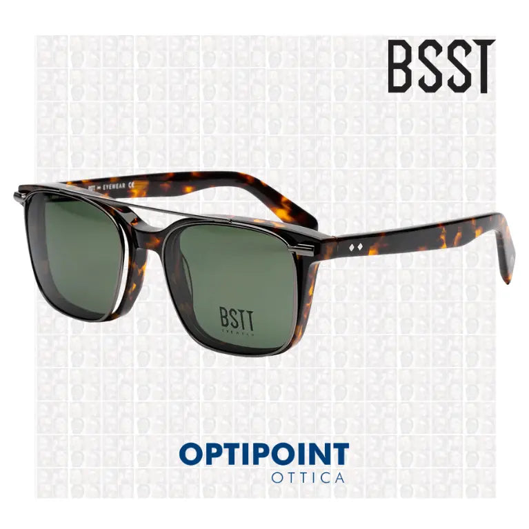 BSTT CLIP-ON IBIS TARTARUGATO OCCHIALI DA VISTA
