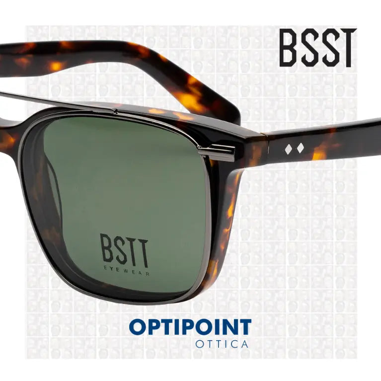 BSTT CLIP-ON IBIS TARTARUGATO OCCHIALI DA VISTA