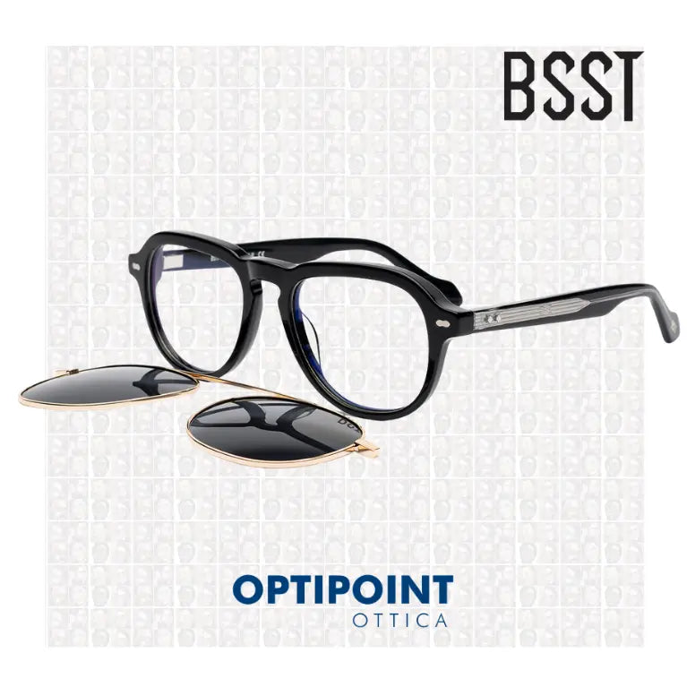 BSTT CLIP-ON MARGAY NERO OCCHIALI DA VISTA
