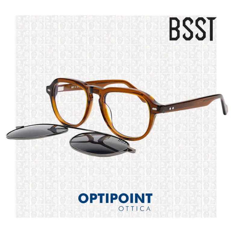 BSTT CLIP-ON MARGAY MARRONE OCCHIALI DA VISTA