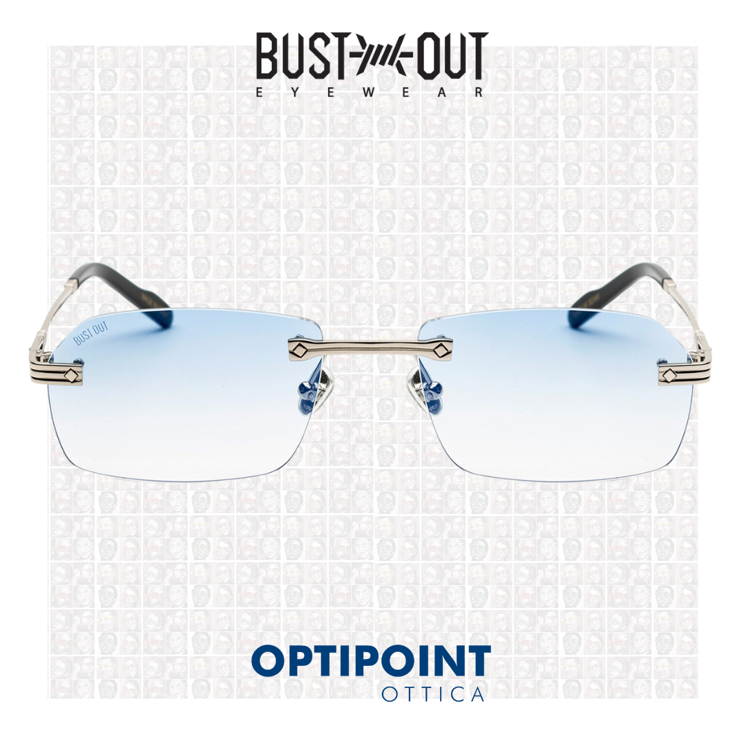 BUST OUT TRAVIS SQUADRATO ARGENTO OCCHIALI DA SOLE - Optipoint - Lux S.r.l.