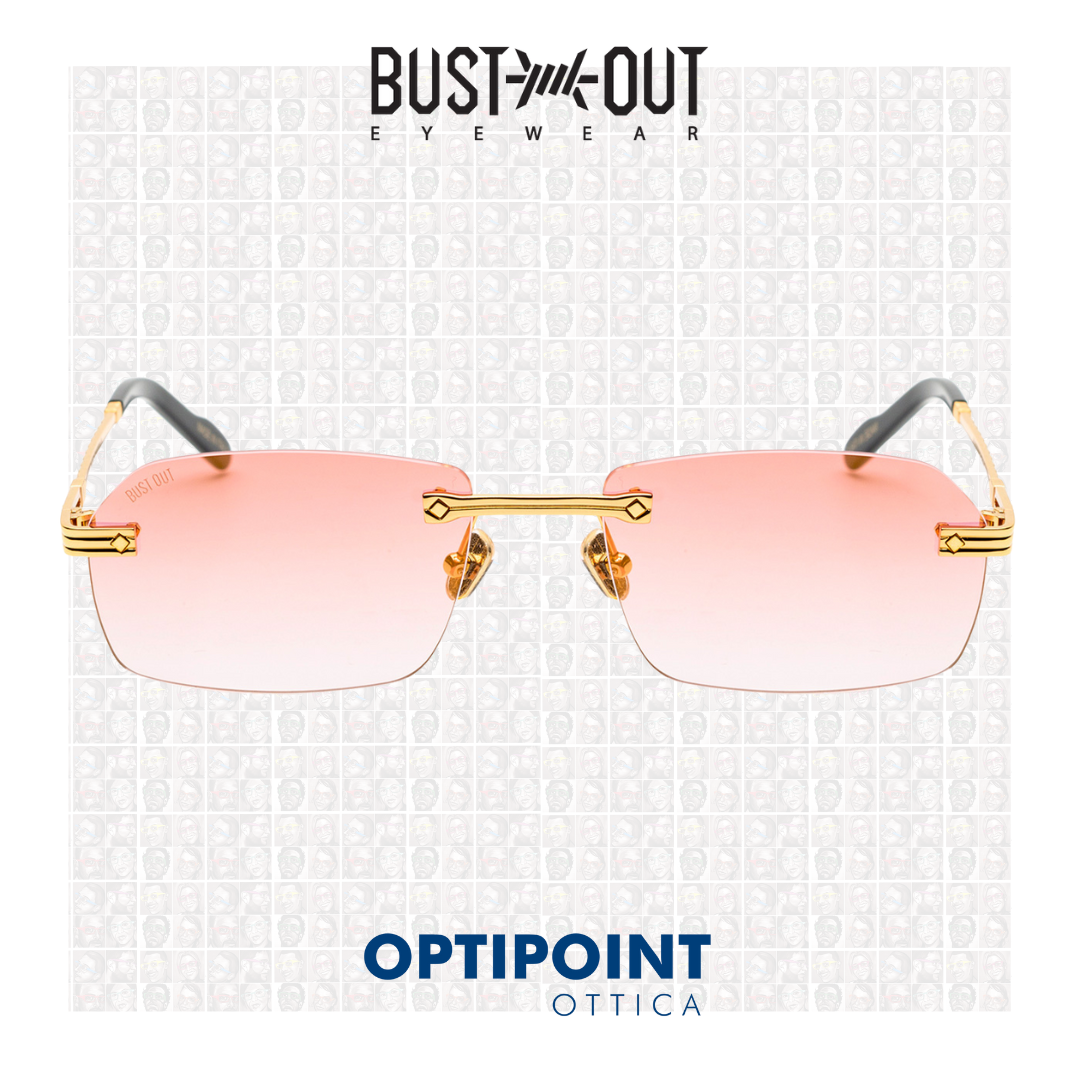 BUST OUT TRAVIS SQUADRATO ORO OCCHIALI DA SOLE - Optipoint - Lux S.r.l.