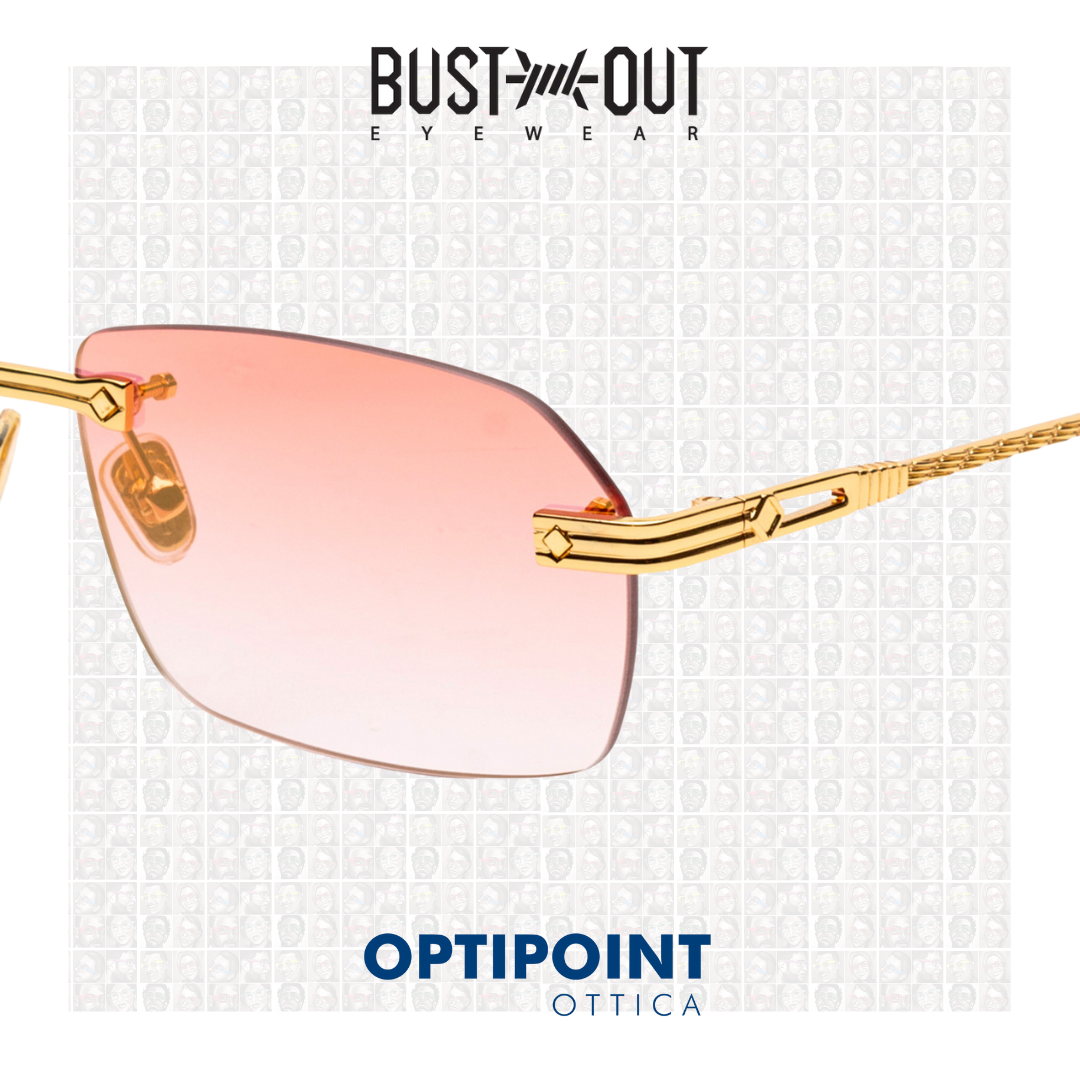 BUST OUT TRAVIS SQUADRATO ORO OCCHIALI DA SOLE - Optipoint - Lux S.r.l.