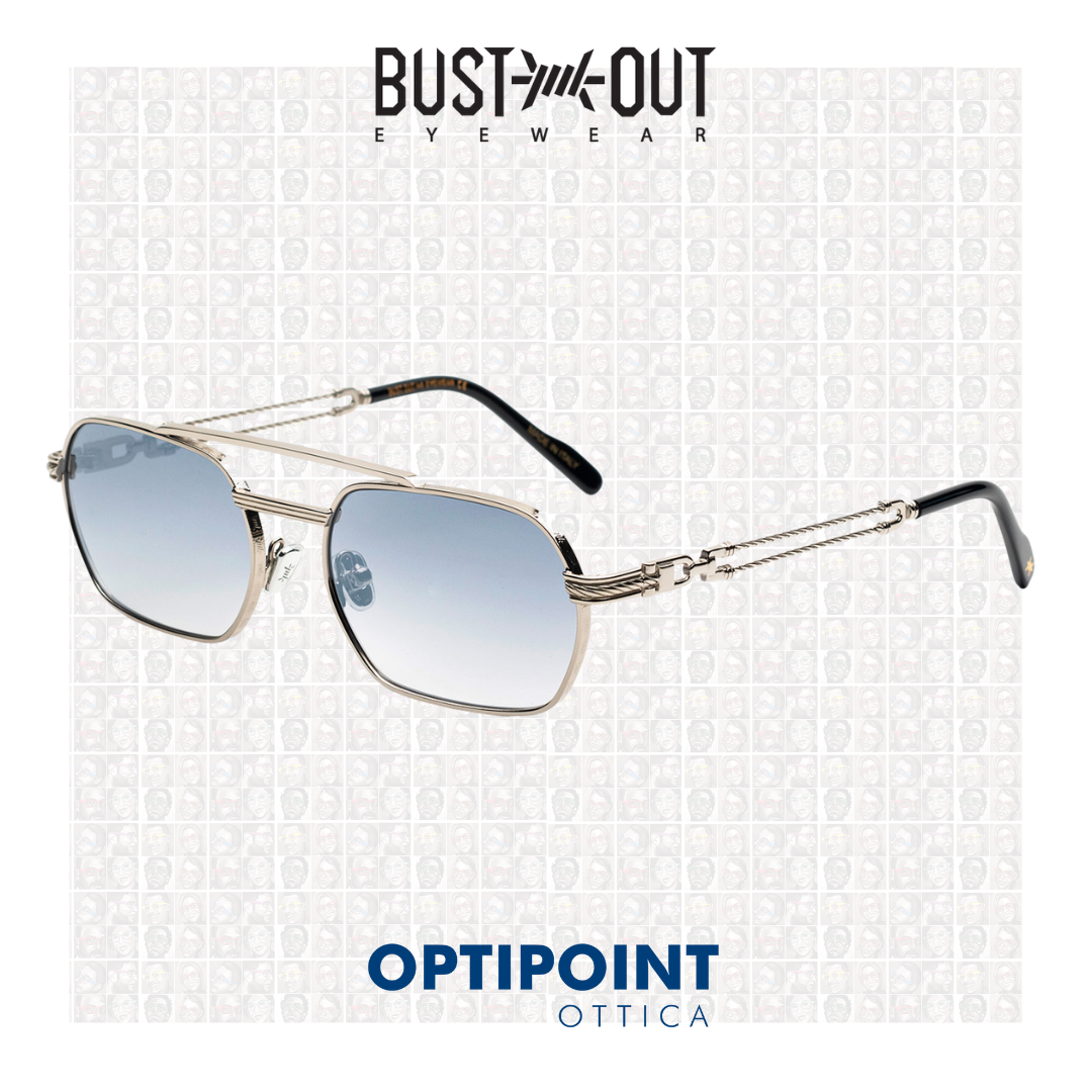 BUST OUT VIN ARGENTO/NERO OCCHIALI DA SOLE - Optipoint - Lux S.r.l.