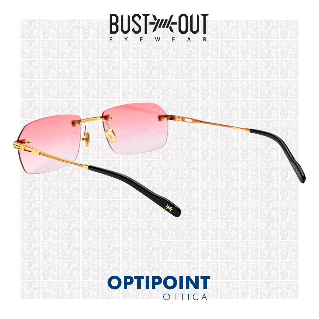BUST OUT TRAVIS SQUADRATO ORO OCCHIALI DA SOLE - Optipoint - Lux S.r.l.