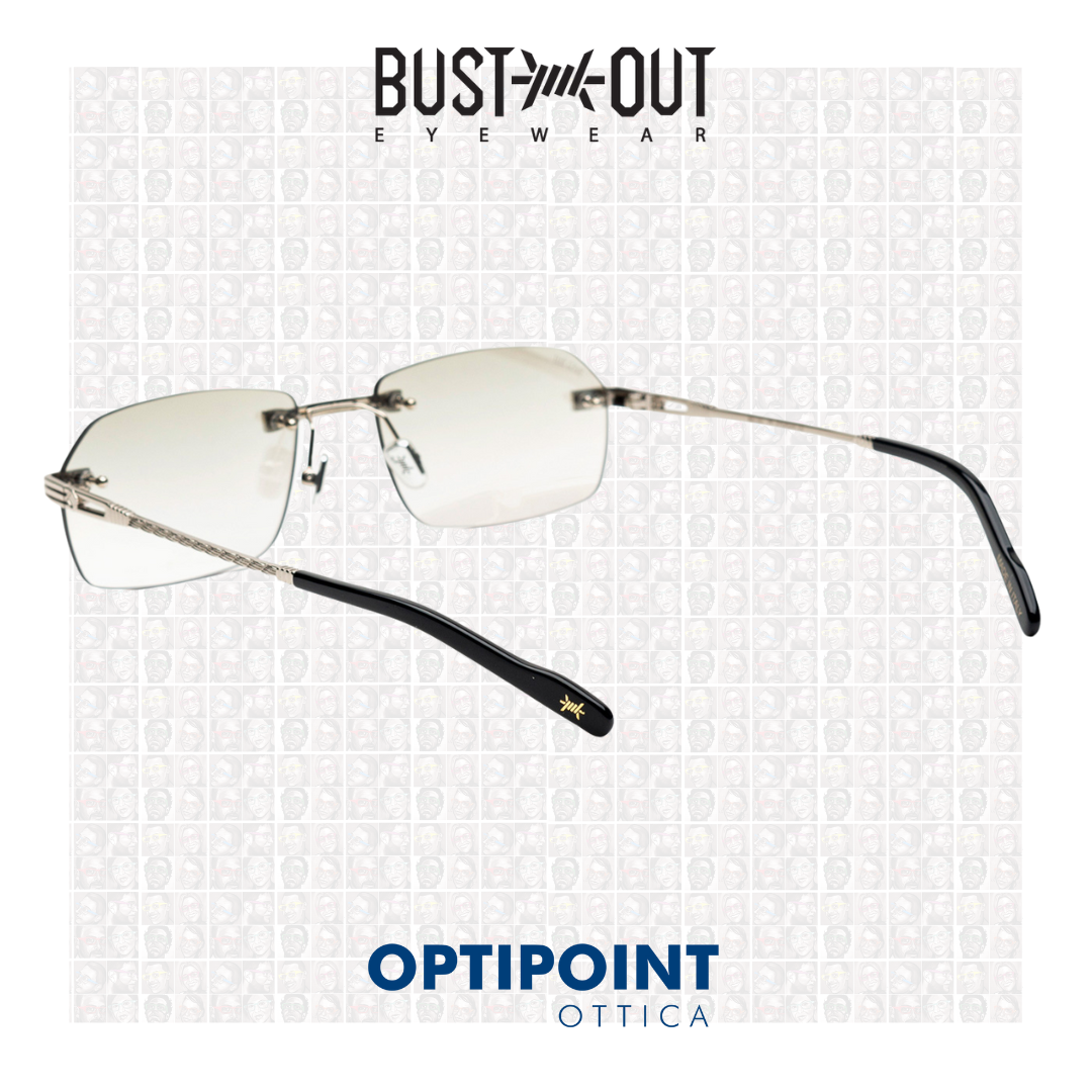 BUST OUT TRAVIS SQUADRATO ARGENTO OCCHIALI DA SOLE - Optipoint - Lux S.r.l.