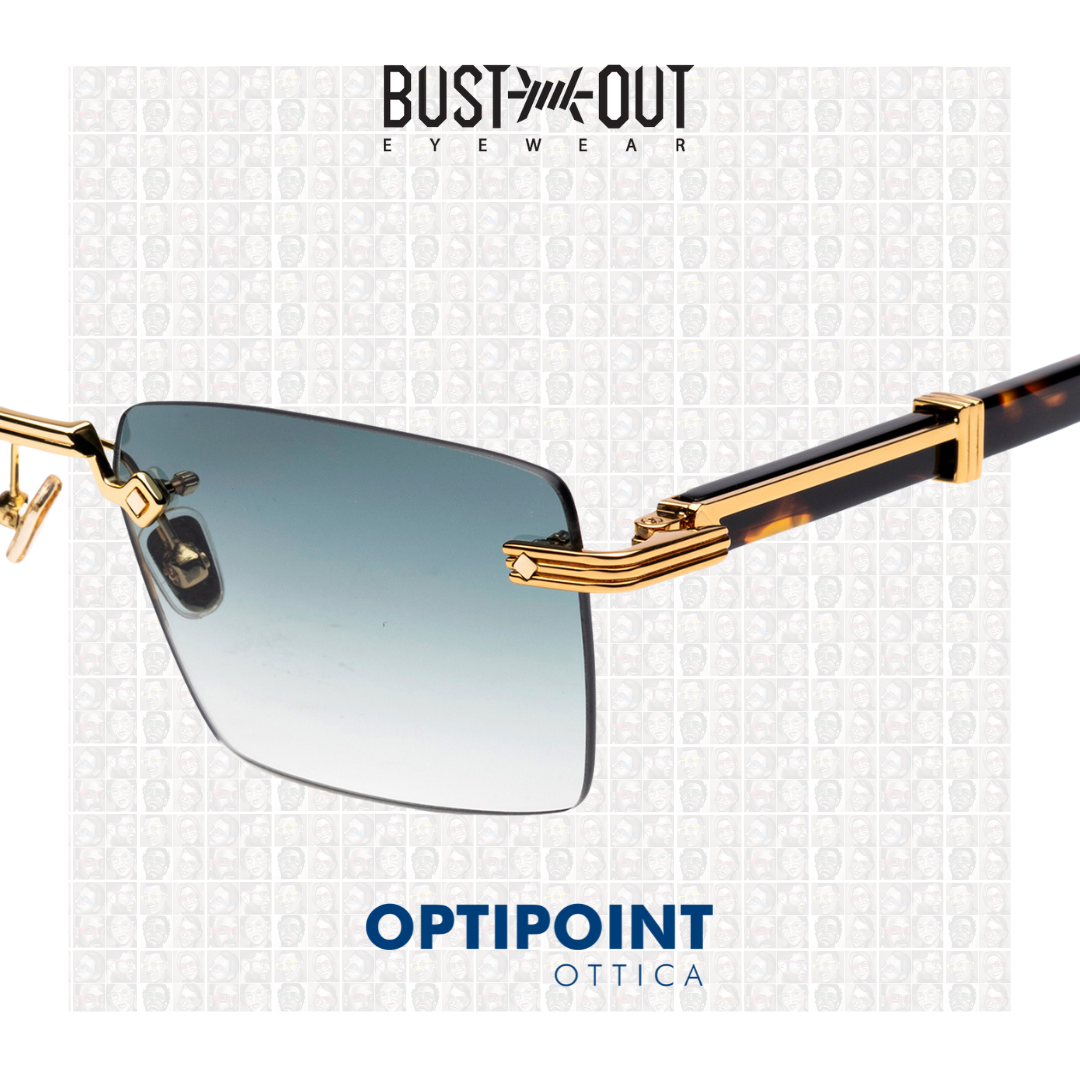 BUST OUT CLYDE ORO TARTARUGATO OCCHIALI DA SOLE - Optipoint - Lux S.r.l.
