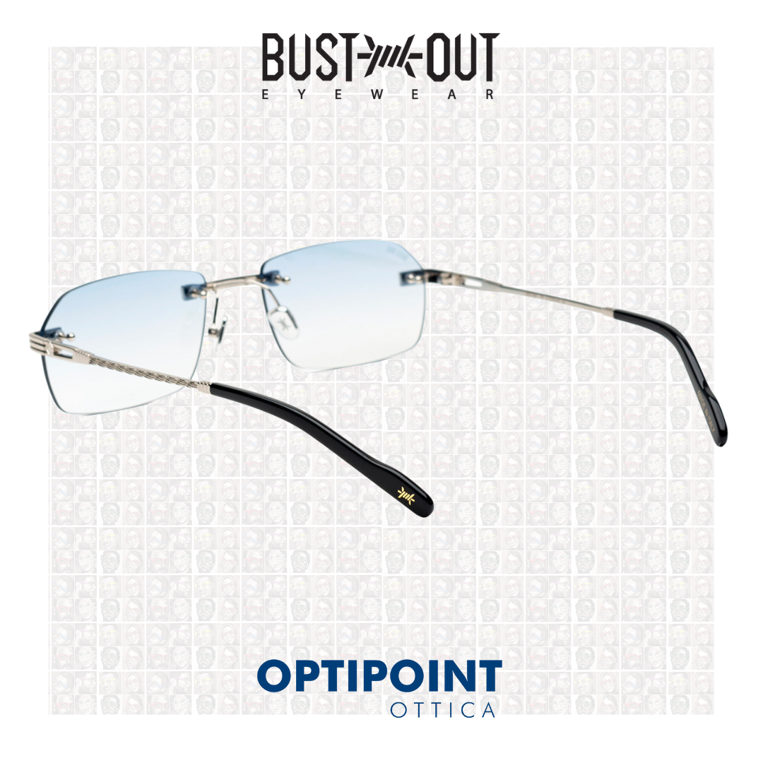 BUST OUT TRAVIS SQUADRATO ARGENTO OCCHIALI DA SOLE - Optipoint - Lux S.r.l.