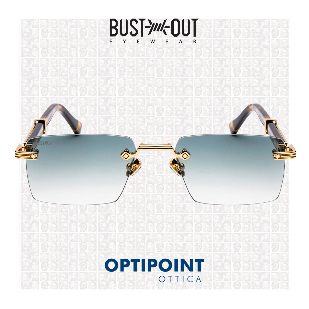 BUST OUT CLYDE ORO TARTARUGATO OCCHIALI DA SOLE - Optipoint - Lux S.r.l.